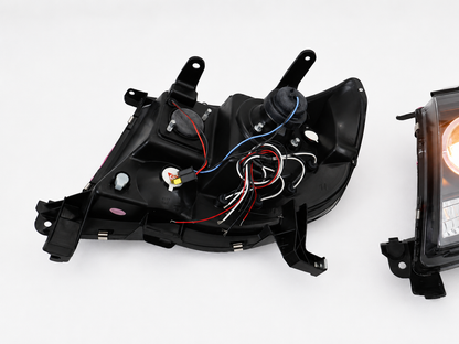Faros Tacoma 05-11 Led Lupa Halo Ojo Angel Par