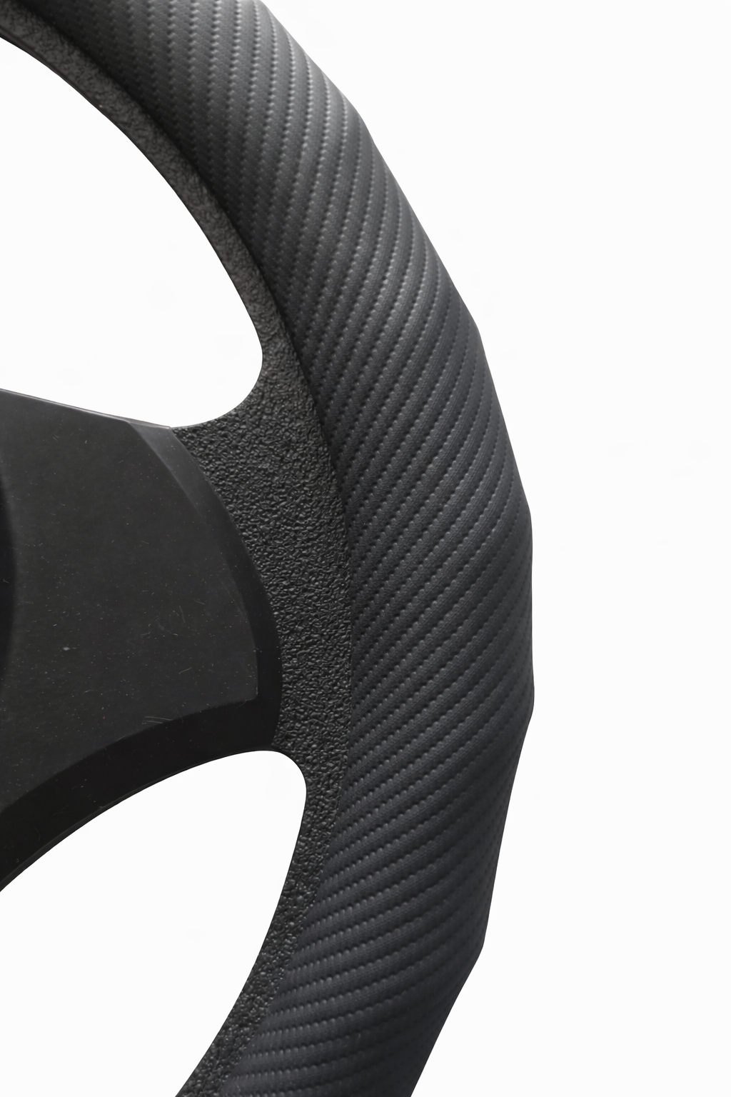 Funda de Volante Piel Tipo D Negro Deportivo GTR