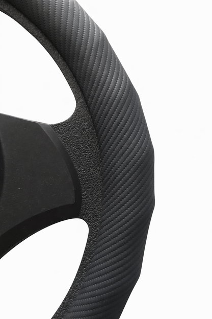 Funda de Volante Piel Tipo D Negro Deportivo GTR