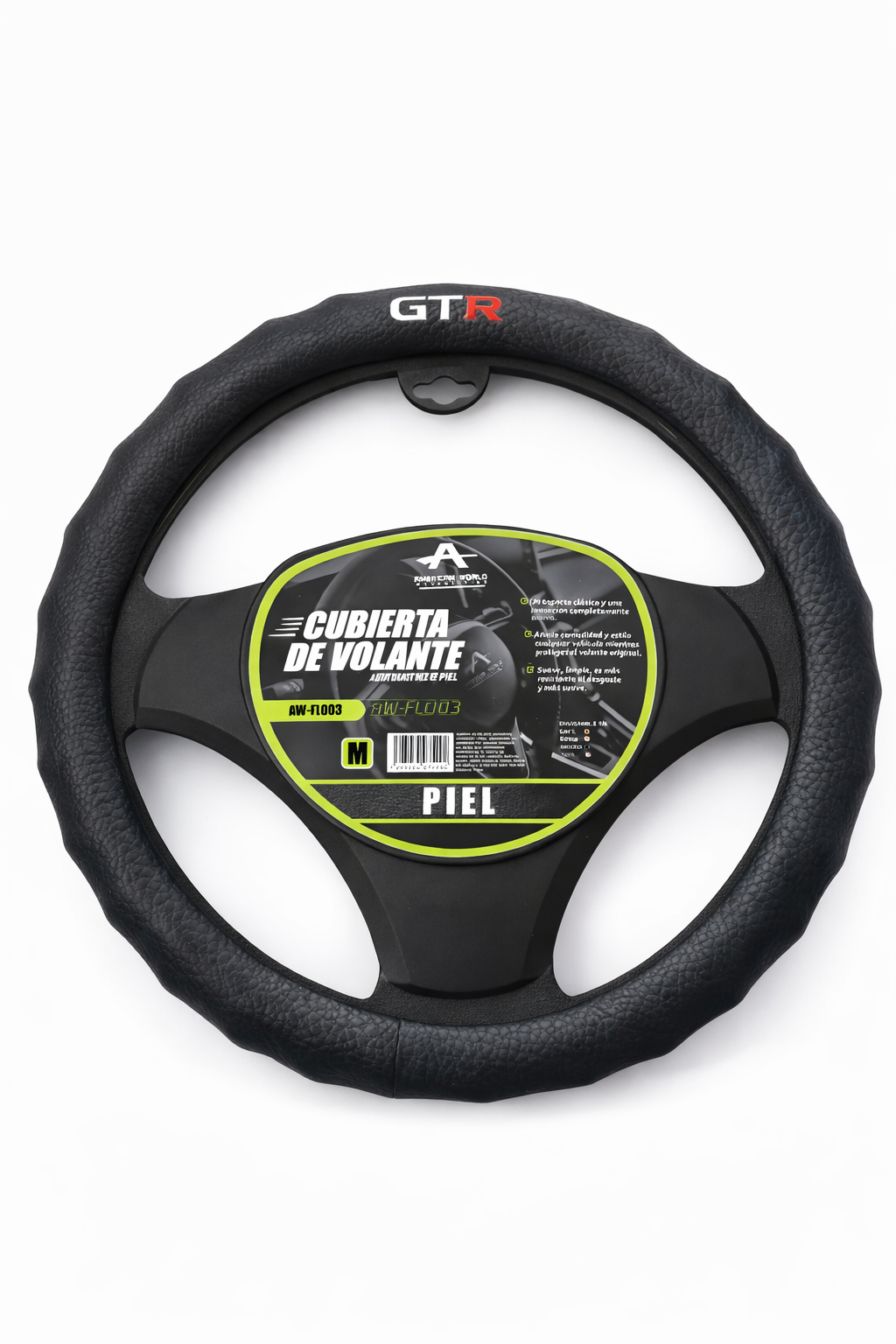 Funda cubre Volante de piel Deportiva Universal GTR