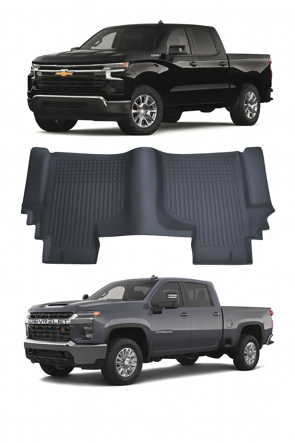 Tapete Silver Treck Para Silverado Uso Rudo Universal
