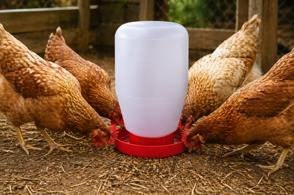 25 Bebedero Pollos Gallinas Ave Pajaros 4 Litros