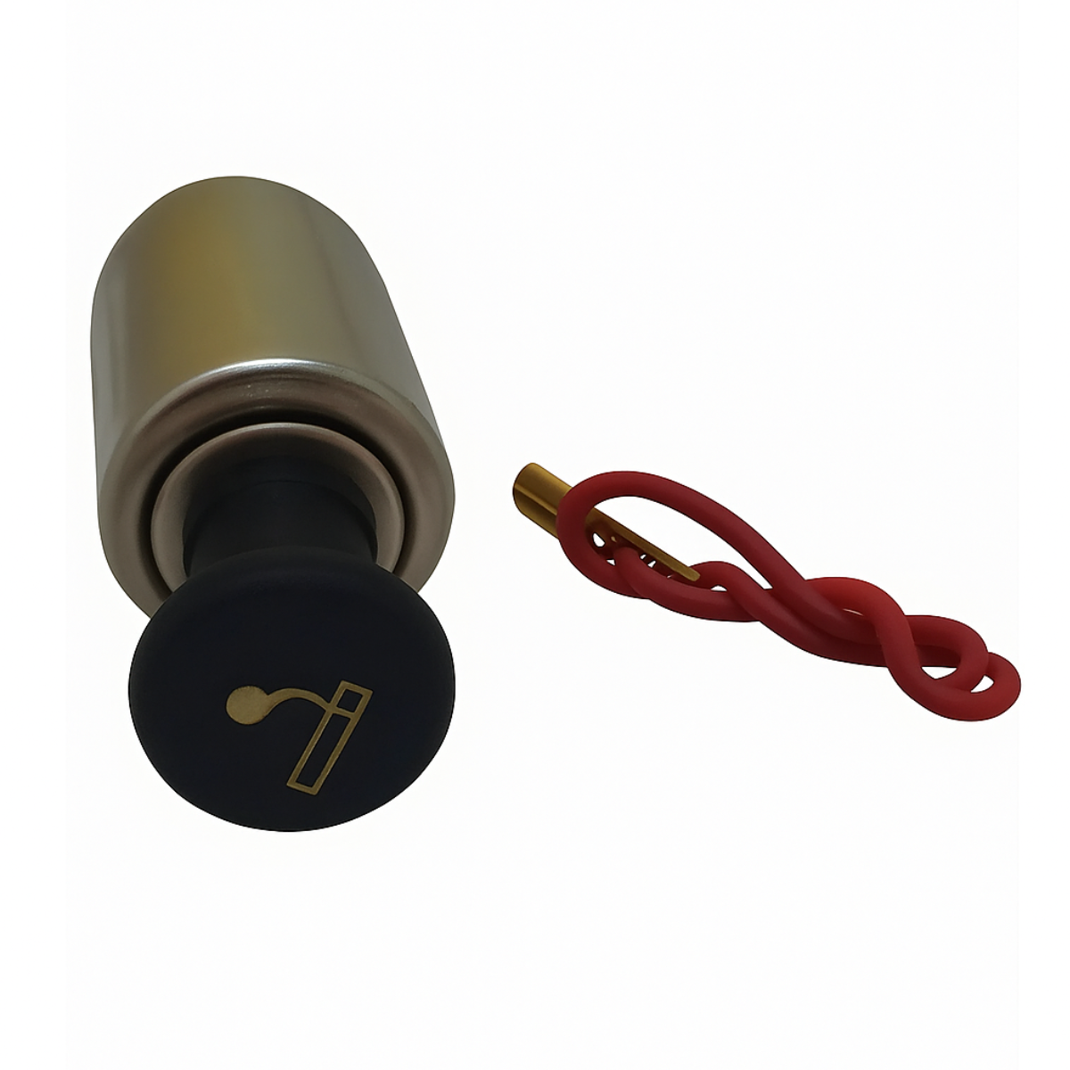 Encendedor Automotriz Universal Completo Arillo Naranja