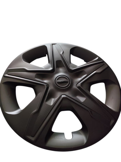 4 Tapones Polvera Rin 15 Deportivo Negro Matte