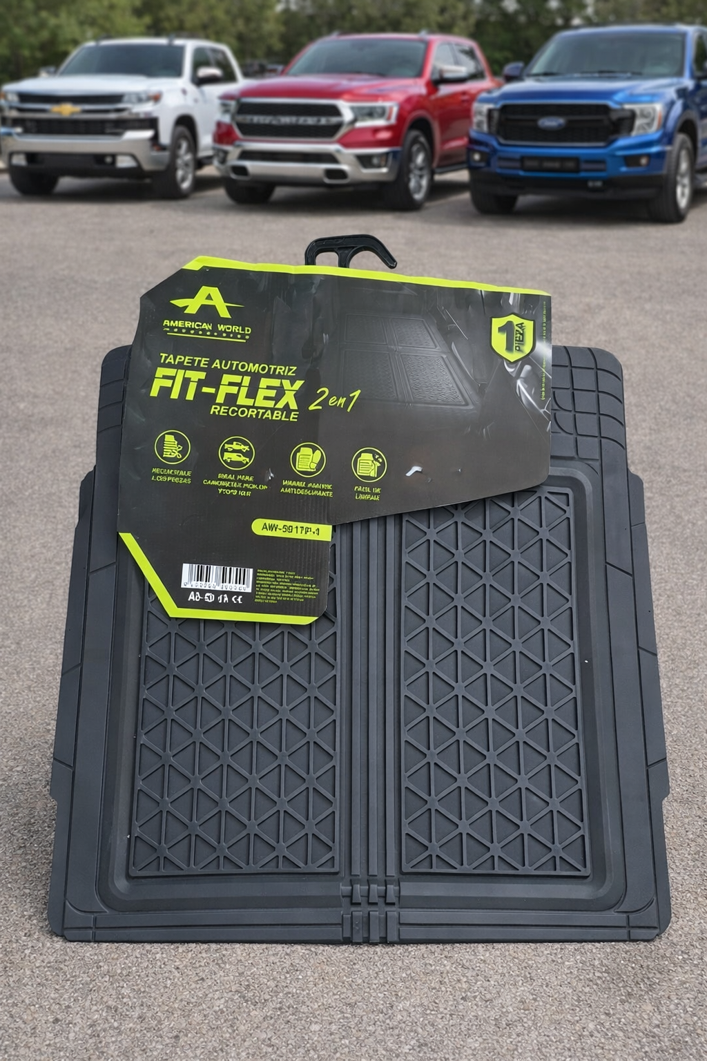 Tapete Alfombra Flix Flex Camioneta Universal Uso Rudo