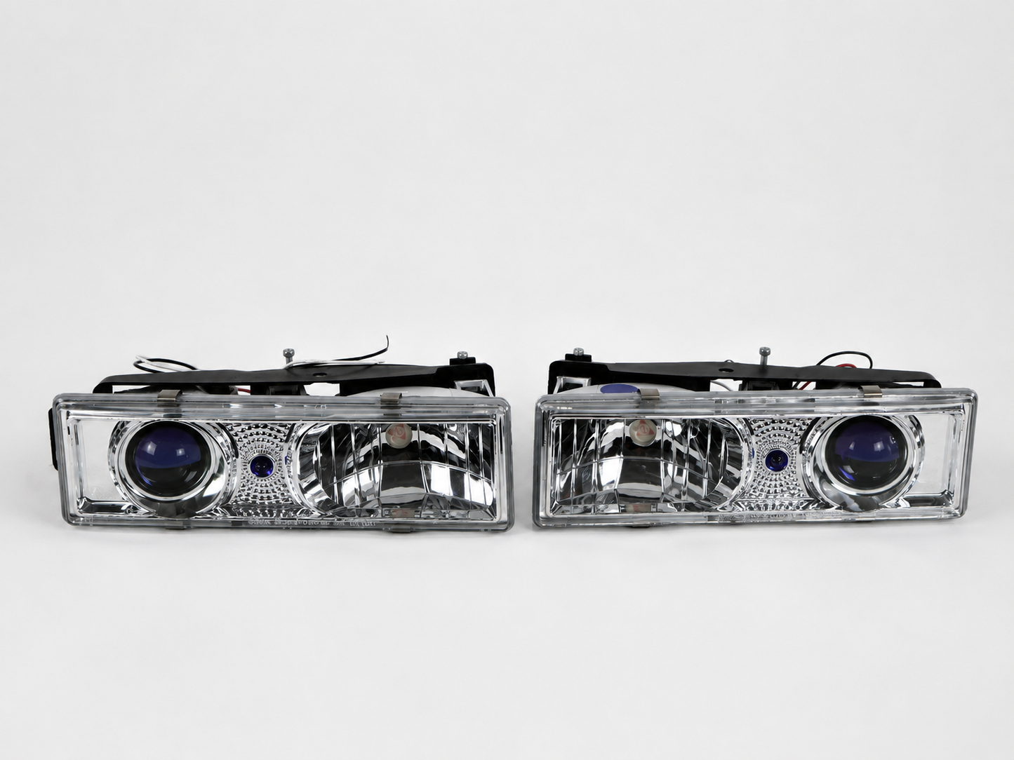 Faros Chevy Truck 88-98 Proyector Cromado Par