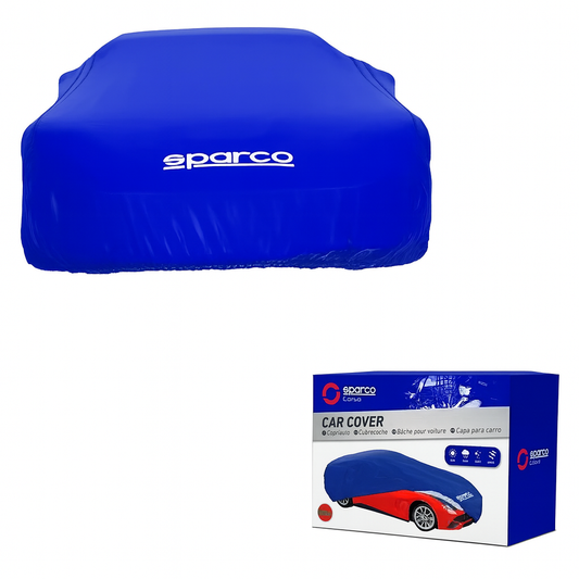 Cubierta Funda Para Coche Sparco Azul Mediana Cover