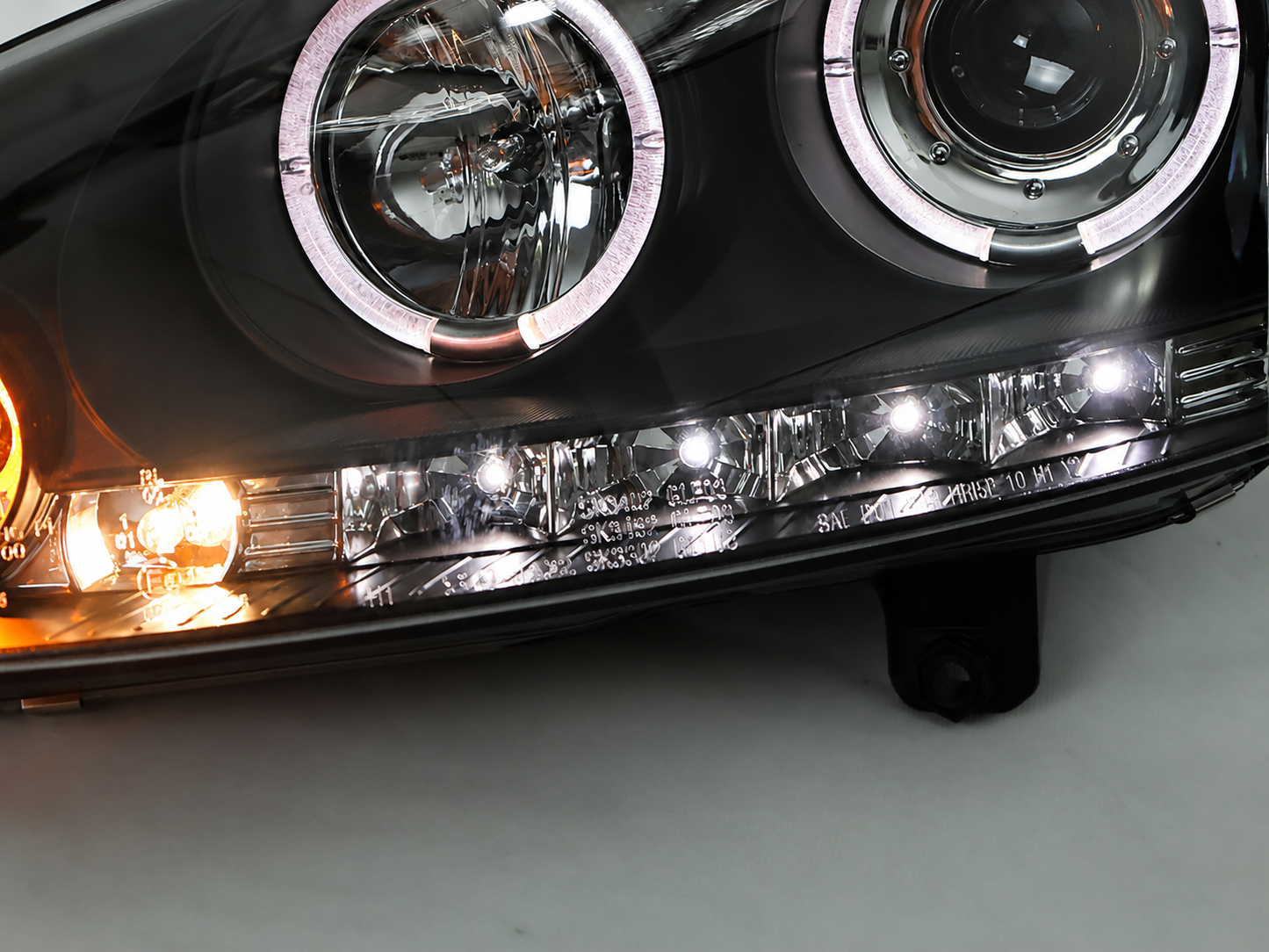 Faros Led Vw Golf V Mk5 03-Up Ojo De Angel Par
