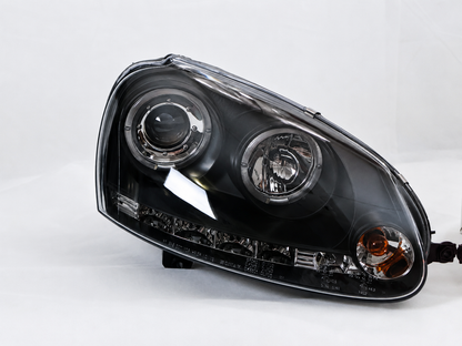 Faros Led Vw Golf V Mk5 03-Up Ojo De Angel Par