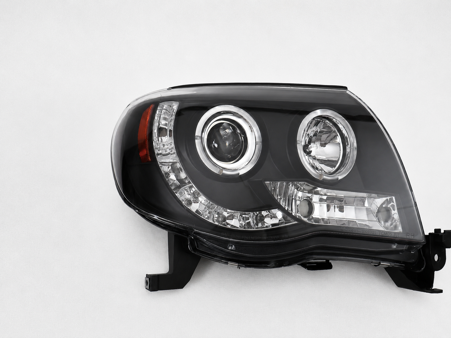 Faros Tacoma 05-11 Led Lupa Halo Ojo Angel Par