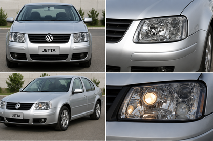 Faros Jetta A4 Mk4 99-07 Cromados Tipo Original Par