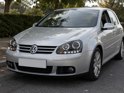 Faros Led Vw Golf V Mk5 03-Up Ojo De Angel Par