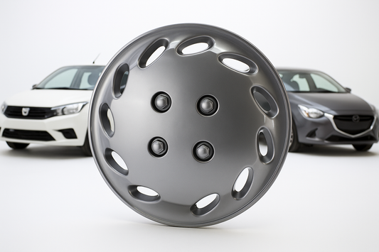 4 Tapones Polveras Rin 15 Deportivos Universal Gris Auto