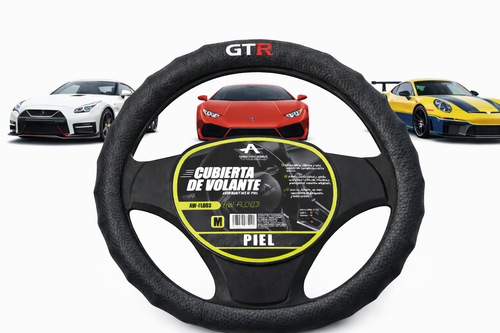Funda cubre Volante de piel Deportiva Universal GTR