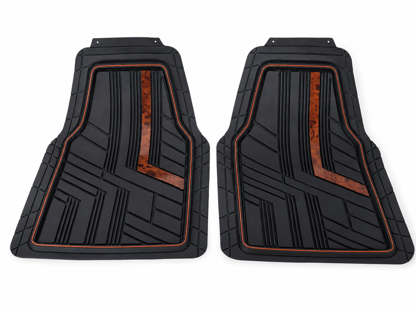 Tapete Condor 4 Pzs Para Auto Tipo Charola Madera Univ