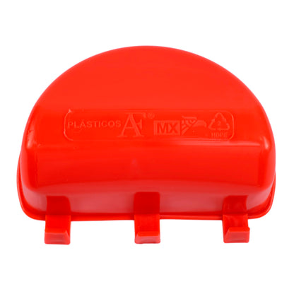 Comedero Media Luna Para Gallo O Ave Rojo 20 Pz Más 3 Regalo