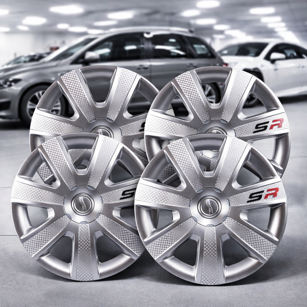 4 Tapones Polveras Llanta Rin 15 Owc Optimus Gris Sr