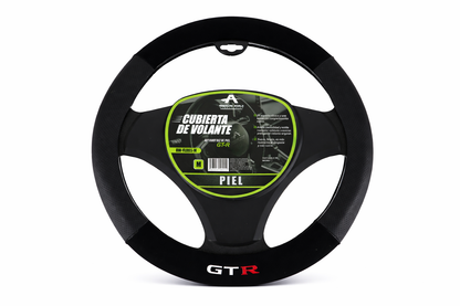 Funda cubre Volante de Piel GTR Negra Universal Deportivo