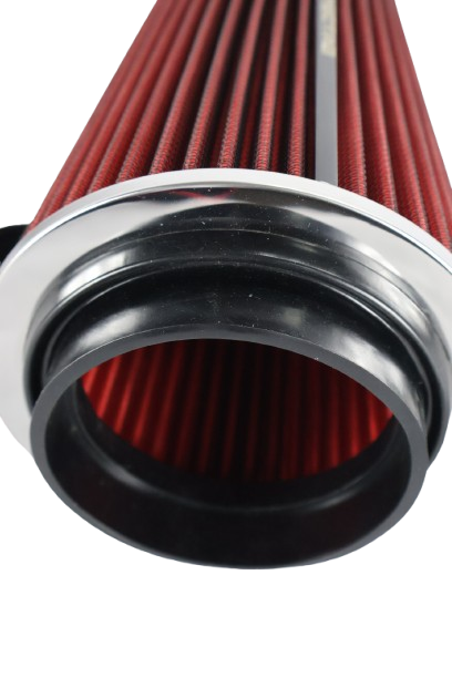 Filtro De Aire Deportivo Universal Auto Cono Flujo Rojo 18CM
