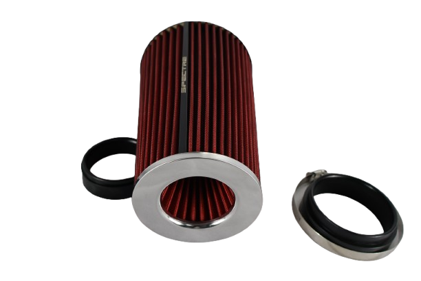 Filtro De Aire Deportivo Universal Auto Cono Flujo Rojo 18CM