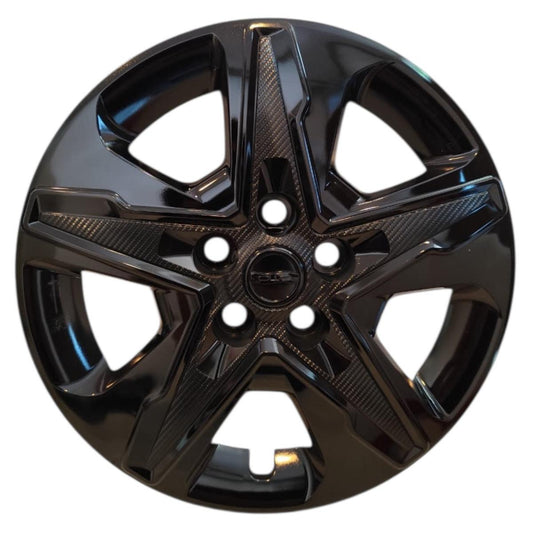 4 Tapones Polvera Deportivo Rin 15 Negro Chevrolet + Regalo