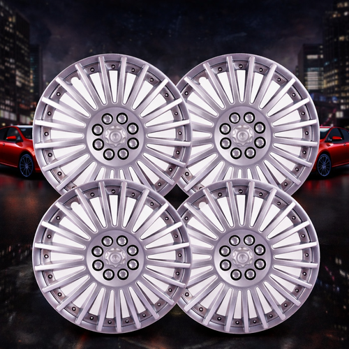 4 Tapones Polveras Llanta Rin 13 Deportivo Gris Owc