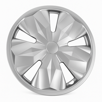 4 Tapones Polveras Rin 15 Deportivos Universal Carro Gris