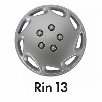 4 Tapones Polvera Rin 13 Deportivo Universal Llanta Auto