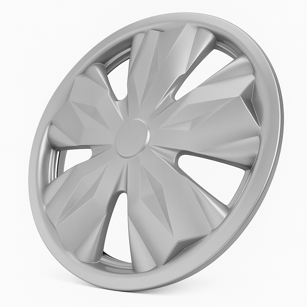 4 Tapones Polveras Rin 15 Deportivos Universal Carro Gris