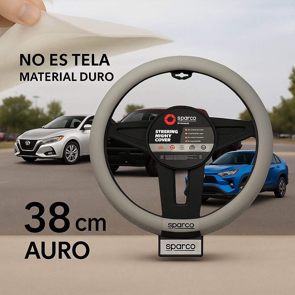 Funda Cubre Volante Deportivo Auto Antiderrapante Sparco F1